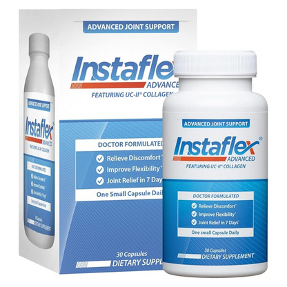 Instaflex Advanced Joint Support Supplement - Turmeric, Resveratrol, Boswellia Serrata Extract, BioPerine, UC-II Collagen- 30 Count